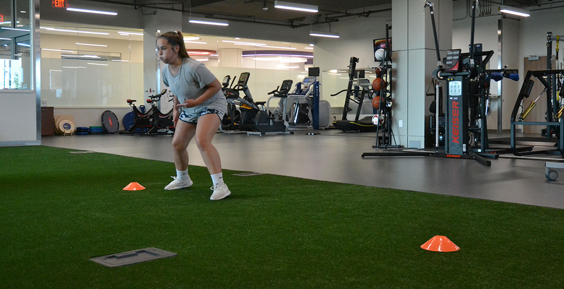 DSC_0094 Patient in sports therapy gym in Frisco