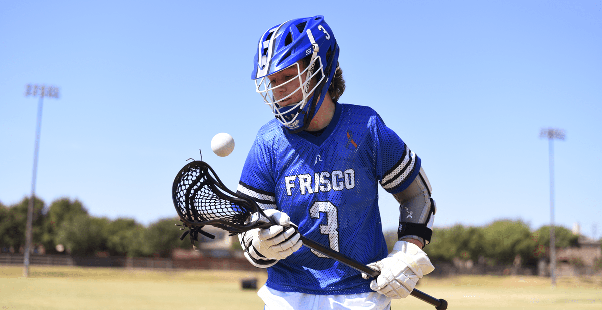 Patient Eli, playing lacrosse