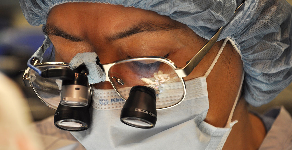 Marybeth Ezaki Doctor in surgery.