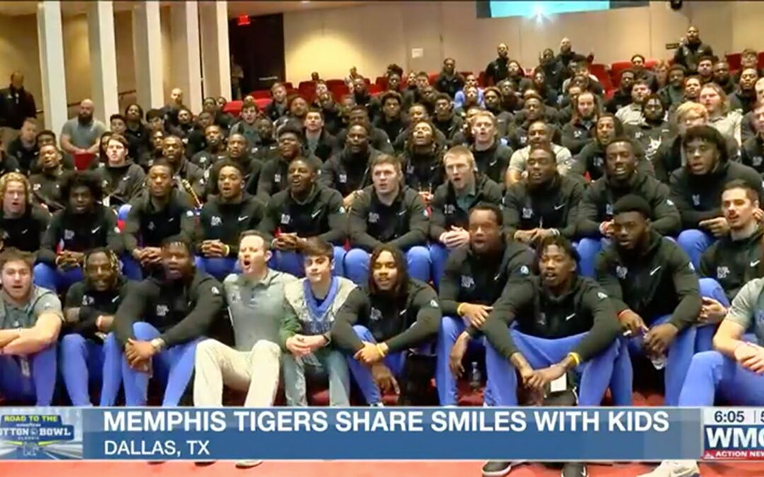 NBC Memphis: Tigers spread smiles to children at Texas Scottish Rite Hospital for Children