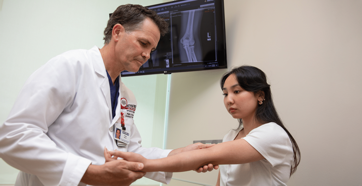 Scarlette Scarlette with Dr. Wilson