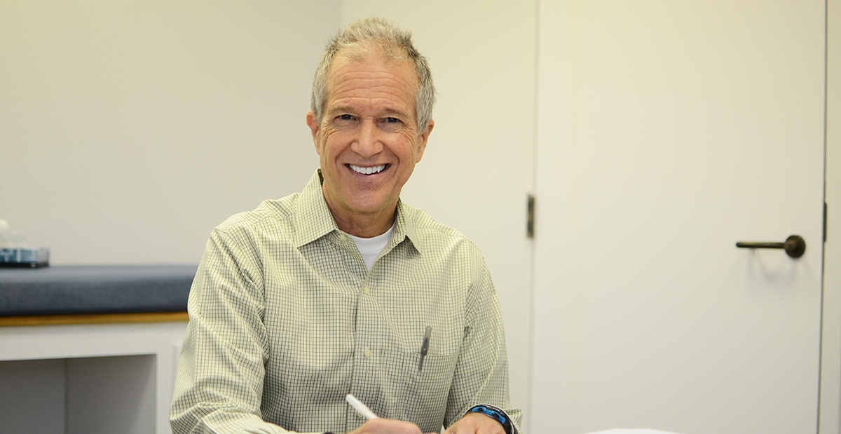 JEFF BLACK, M.D. Dr. Black in office