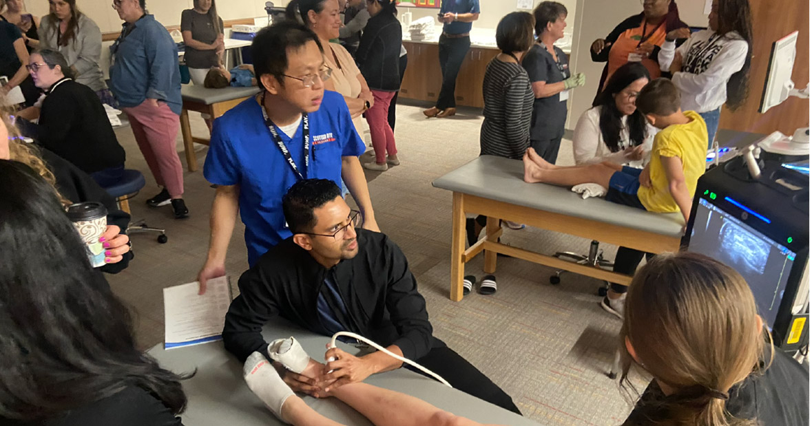 PMSKUS-2 Dr. Jaysson T. Brooks with patient Aaliyah