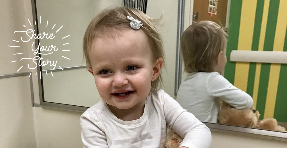 caroline-header Caroline on exam table