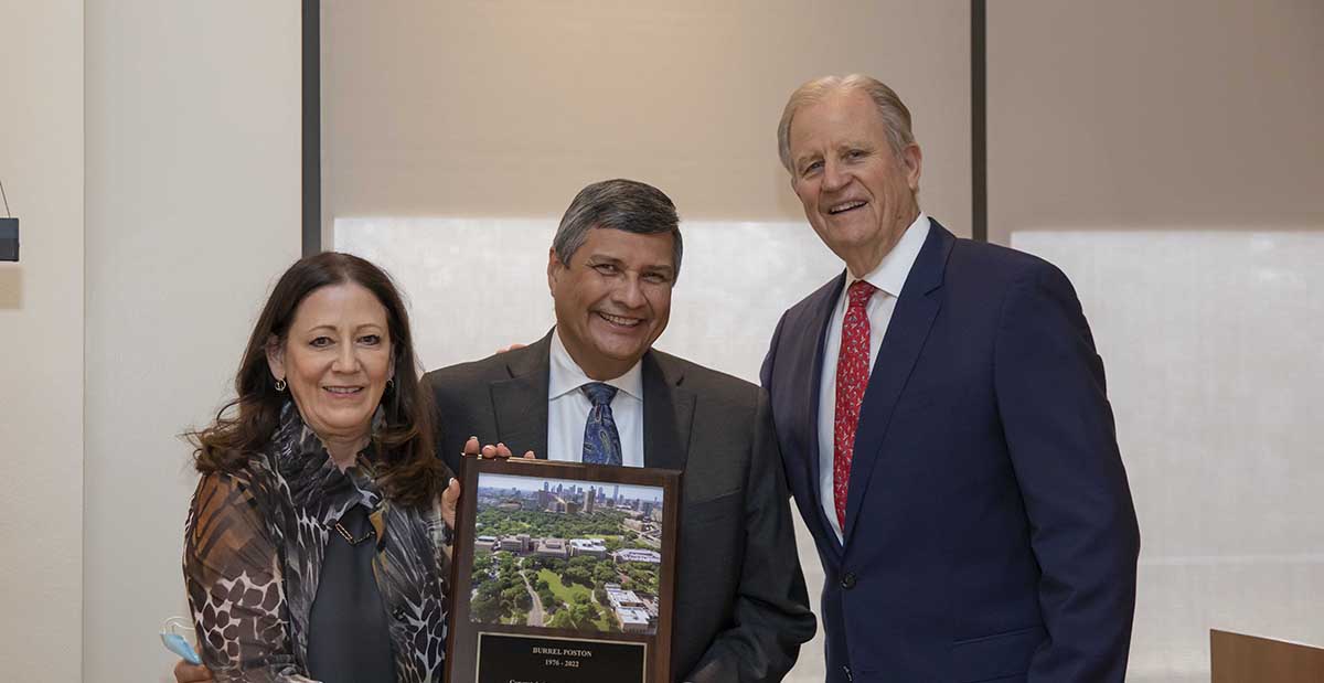 Burrel Poston, Stephanie Brigger, Bob Walker