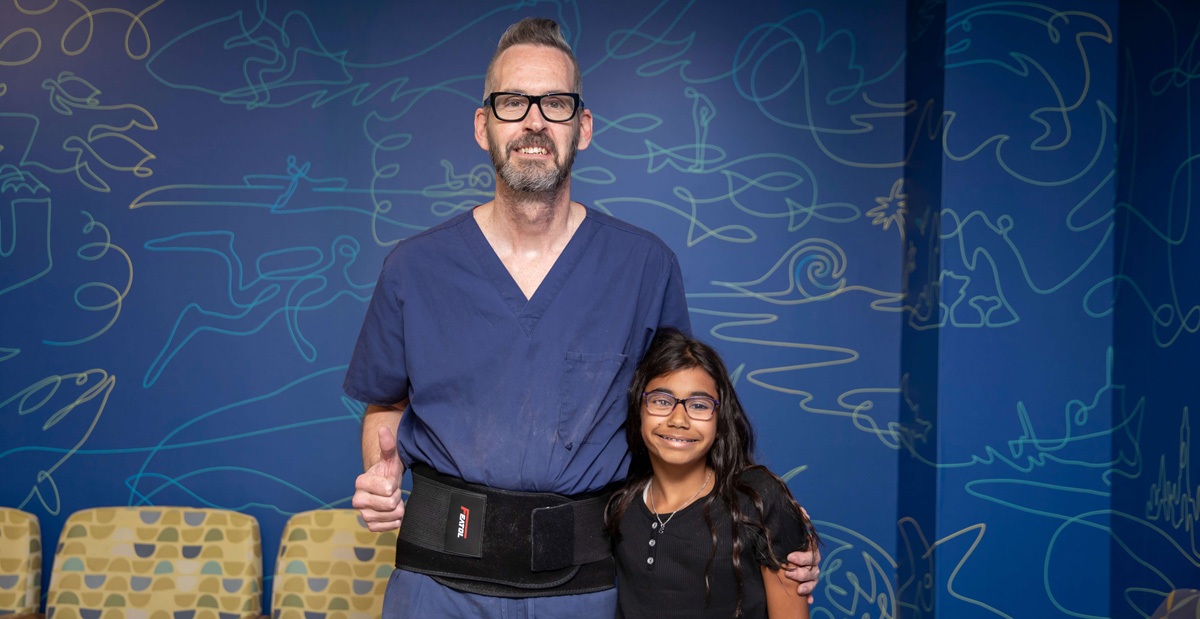 PODCAST-dwight Dwight Putnam with O&P patient, Elena