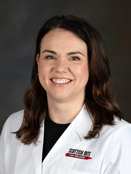 Dr. Gale Bio Image Emily Gale, Ph.D., L.P., ABPP, Pediatric Psychologist at Scottish Rite for Children