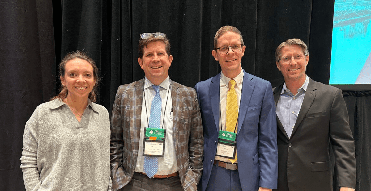The Hank Chambers Award for Best Scientific Presentation at the Pediatric Research in Sports Medicine (PRiSM) Annual Meeting was presented to the Research in Osteochondritis of the Knee (ROCK) Group, represented by Henry B. Ellis, M.D.