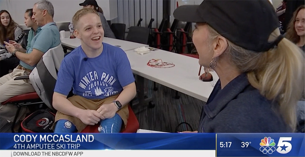 NBC DFW: Scottish Rite Amputee Patients Gain Independence on Ski Slopes