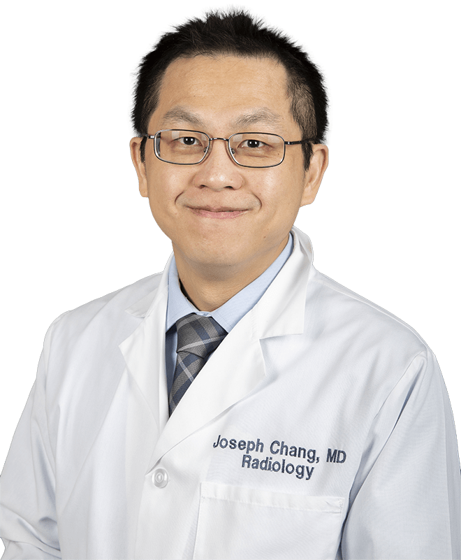 backdrop Joseph Chang, M.D., Staff Radiologist at Scottish Rite for Children
