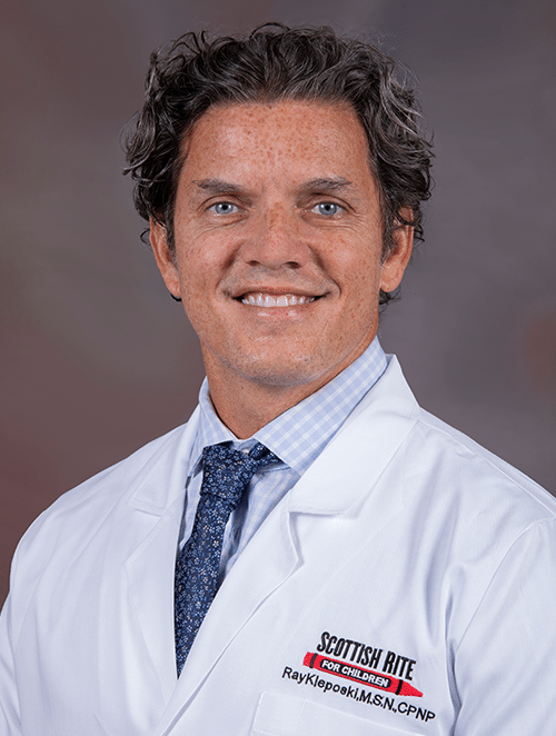 Ray Kleposki, M.S.N., CPNP, Certified Pediatric Nurse Practitioner at Scottish Rite Hospital's Fracture Clinic in Frisco