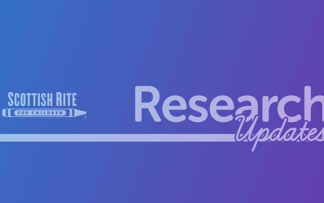 Scottish Rite for Children Physicians Earn Top National Research Honors